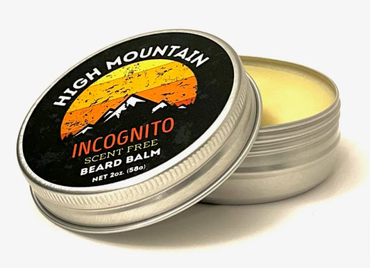 Beard Balm. Balm. Organic Beard Balm. Natural Beard Balm. Scent Free. Incognito. Natural Scent.