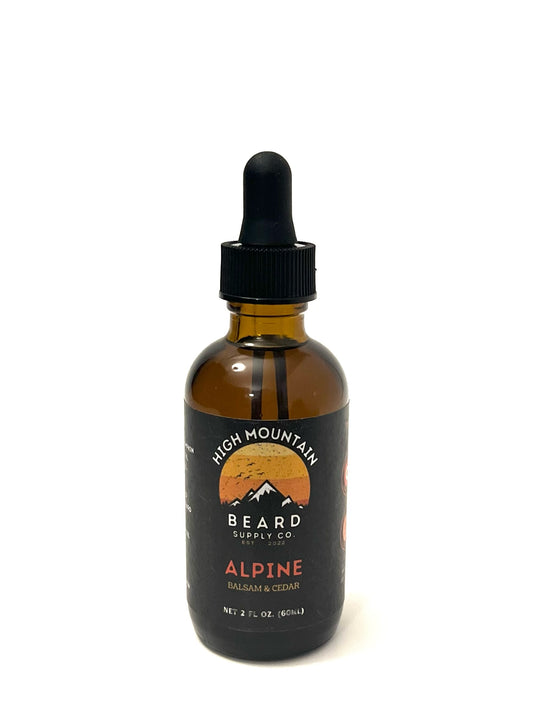 Beard Oil, Natural and Organic, Beard Growth, Large Bottle, Best Beard Oil, Balsam, Cedar, Pine, High Mountain
