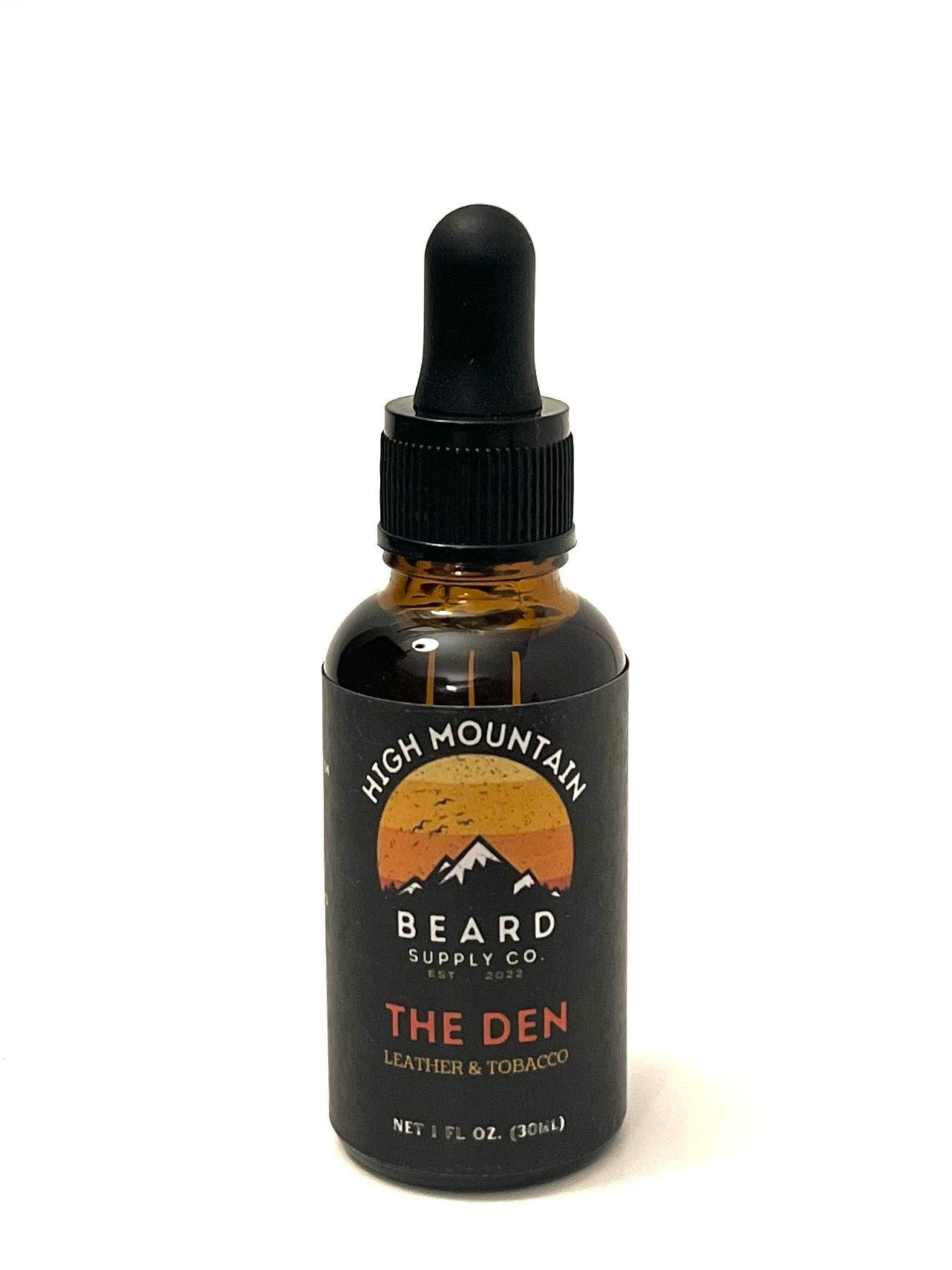Beard Oil, Natural and Organic, Beard Growth, Leather, Tobacco, Best Beard Oil, High Mountain